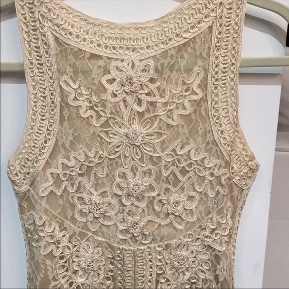 SUE WONG nude cocktail dress Small - Picture 8 of 13